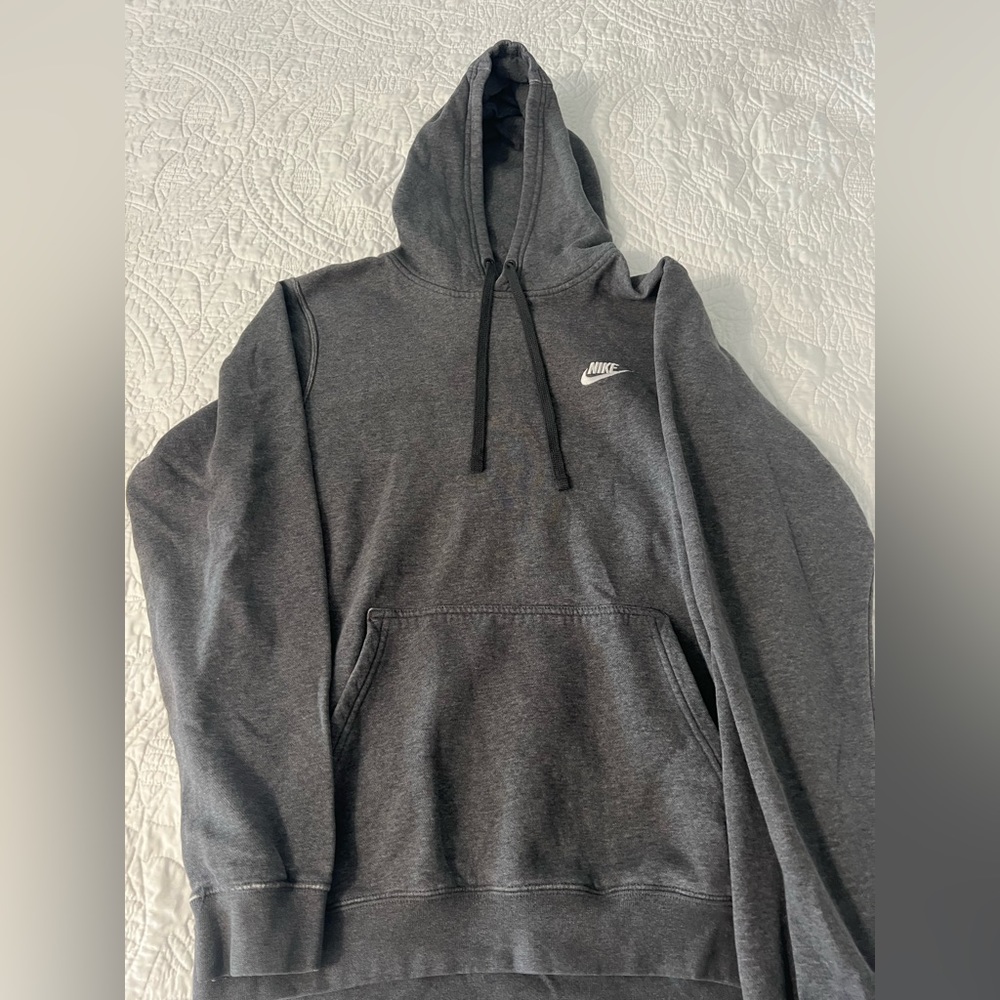 Mens Gray Nike Hoodie